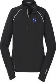 OGIO ENDURANCE Ladies Nexus 1/4-Zip Pullover, Black